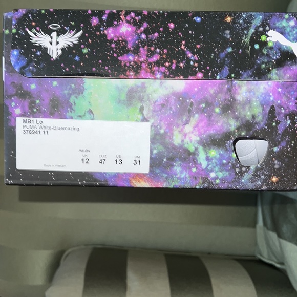 Puma LaMelo Ball Subject 01 Lo - White/Bluemazing NIB - Picture 8 of 8